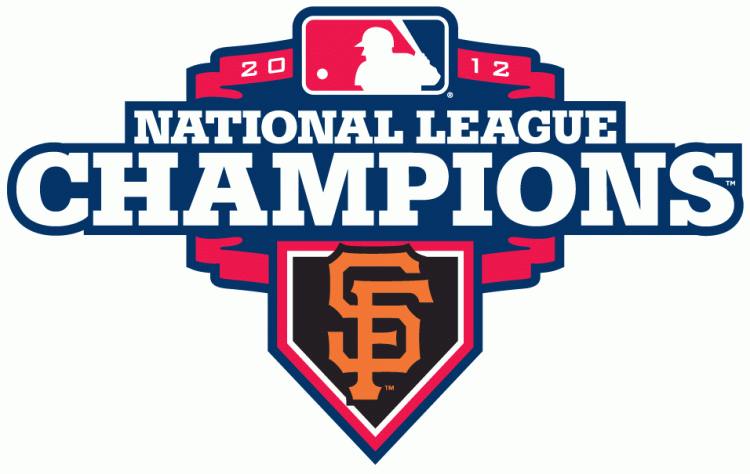 San Francisco Giants 2012 Champion Logo fabric transfer version 3